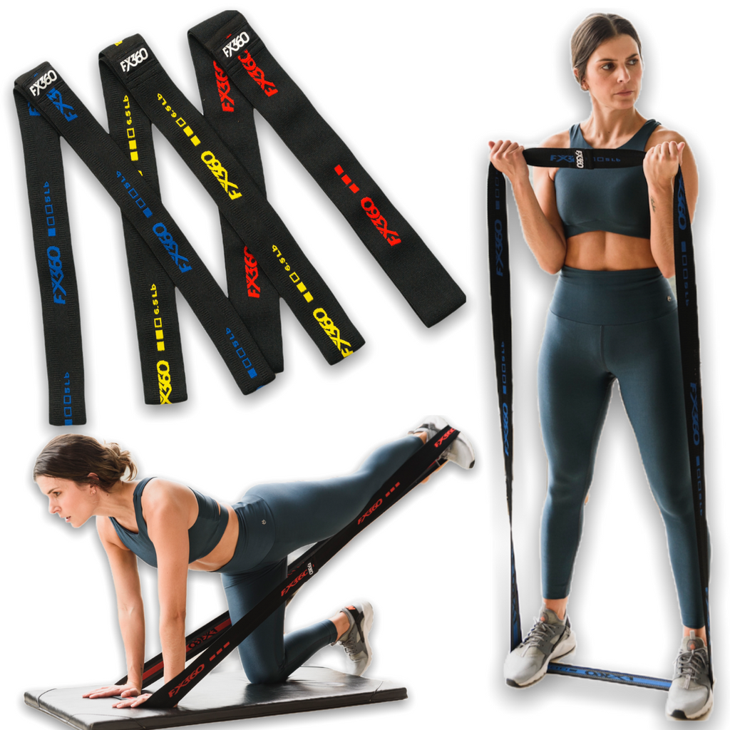 bandas de resistencia de tela para hacer ejercicio ligas accesorios gym set  8pcs
